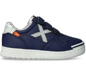 Munich - Zapatilla de fútbol sala G-3 Cinta Adhesiva Niño, Unisex, Azul Marino, 29