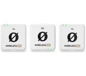 Sistema de micrófono inalámbrico compacto Rode Wireless Me Dual Blanco