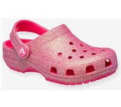 Zuecos Classic Iridescent Glitte CROCS(TM) para bebé rosa