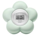 Termómetro digital 2 en 1 Philips AVENT forma flor verde claro liso