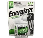 PILAS RECARGABLES ENERGIZER AAA 4 PACK