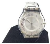 RELOJ PULSERA UNISEX SWATCH TRANSPARENTE
