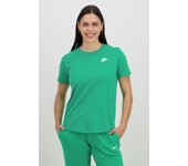 Nike Club Ss - Verde - Camiseta Algodón Mujer talla M