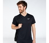 Nike Court Dri FIT - Negro - Camiseta Cuello Pico Hombre talla L