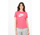 Nike Club Ss - Fucsia - Camiseta Mujer talla L