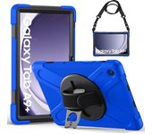 Funda Anticaída para Samsung Galaxy Tab A9 Plus 11 Pulgadas 2023, (SM-X210/X216/X218),Carcasa Rugosa con Soporte Giratorio