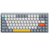 Teclado mecánico iBlancod Wireless 84 claves 2.4G+BT5.0+Type-C 3 75% Teclados de perfil bajo 15 Efecto ligero 5 Niveles de brillo para smartphones de tableta Interruptores