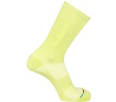 Calcetines de trail salomon 365 crew dark citron