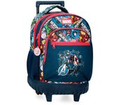 Mochila marvel compact 2r.avengers legendary azul