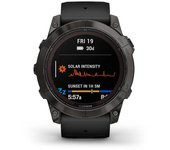 Reloj garmin fenix 7x pro saph solar gris carbon