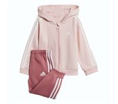 Chándal adidas essentials 3 bandas infantil rosa