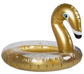 Flotador swim essentials gold swan glitter 70 cm