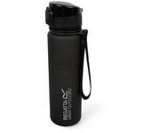 Botella de camping regatta 0.6l tritan flip negro