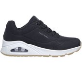 Zapatillas skechers uno - stand on air mujer black durabuck/ mesh