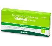 Supositorios De Glicerina Vilardell Adultos 12 Supositorios