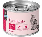 200 g Criadores Esterilizado Paté Pavo y Salmón lata para gatos
