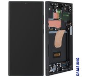 Pantalla Oficial Para Samsung S23 Ultra Cristal Táctil Y Chasis Negro Phantom