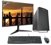 VolttierPC Pc Oficina Completo AMD Ryzen 7 8700G/32GB/1TB SSD + Monitor 24" + Pack