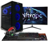 Nitropc Pack Diamond Intel i7-12700KF/32GB/2TB SSD/RTX 4060 + Monitor 27