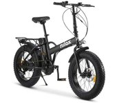 Nilox X5 PRO Bicicleta Eléctrica 20 pulgadas 10000mah 60km de Autonomía Negra