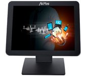 Monitor AVPos 17″ True Flat SXGA Táctil Brillo 400cd/m² VGA Negro Bajo Consumo
