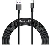Cable Baseus CATYS-A01 USB-A a USB-C/Lightning 2m 66W 480MB/s Negro