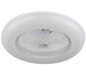 Ventilador de techo Klack LED 41W 7 aspas DC 6 velocidades 2400 lúmenes mando