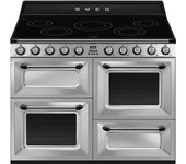 Cocina Smeg TR4110IX2 Inducción Acero Inoxidable 110x60cm 3 hornos 61L clase A