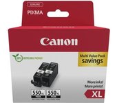 Cartucho de tinta Canon PGI-550PGBK Negro Pack de 2 Original Compatible PIXMA