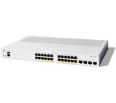 Switch Cisco Catalyst 1300 24 Puertos Gigabit PoE+ 4 SFP+ L2/L3 Gestionado Rack