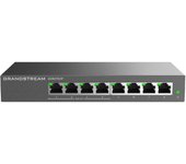 Switch Grandstream GWN7701P 8x GbE, 4x PoE/PoE+, 60W, Montaje pared/mesa, Metálico