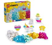 Lego Classic Caja de Magia Transparente, Ladrillos de Colores Creativos, 5+ Años