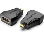 Adaptador HDMI Vention AITB0 Micro HDMI macho chapado en oro Resolución 1080P