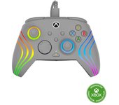 Gamepad Alámbrico Gris Retroiluminación LED RGB USB-C 3m Compatible PC y Xbox