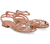 Bibi Lou Sandalias Planas Mujer - Rosa Talla 40