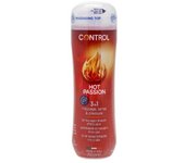 Control Gel Masaje Lubricante Hot Passion 200 ml