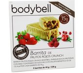 Bodybell Barritas Frutos Rojos Crunch 5 Unidades