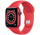 Apple Watch Series 6 (2020) GPS 40 mm - Aluminio Rojo - Correa deportiva Rojo