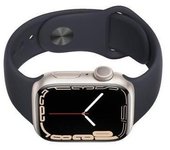 Apple Watch Series 7 (2021) GPS + Cellular 45 mm - Aluminio Blanco estrella - Correa deportiva Negro