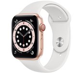 Apple Watch Series 5 (2019) GPS 44 mm - Aluminio Oro - Correa deportiva Blanco