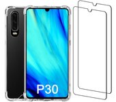 Funda P30 y 2 protectores de pantalla - Plástico reciclado - Transparente