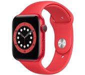 Apple Watch Series 6 (2020) GPS 44 mm - Aluminio Rojo - Correa deportiva Rojo