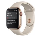 Apple Watch Series 5 (2019) GPS + Cellular 44 mm - Aluminio Oro - Correa deportiva Blanco estrella