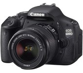 Réflex - Canon EOS 600D - Negro + Canon EF-S 18-55mm f/3.5-5.6 IS