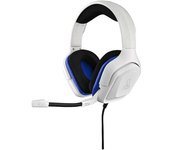 Cascos gaming con cable micrófono The G-Lab Korp Cobalt - Blanco