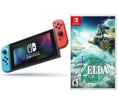 Switch 32GB - Negro Mate Standard + Zelda Tears of the kingdom