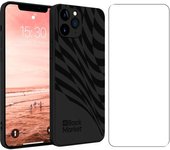 Back Market iPhone 11 pro Max y pantalla protectora - Plástico reciclado - Negro