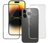 Protector de pantalla iPhone 14 Pro Protector de pantalla - Vidrio - Transparente