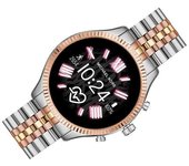 Relojes Michael Kors Cardio GPS Access Gen 5 Lexington Tri-Tone MKT5080 - Plata/Oro