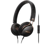 Cascos con cable micrófono Philips CitiScape Fixie SHL5305BK/00 - Negro